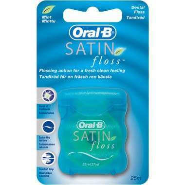 Oral-B 75040813 Satin Floss 25m Dental Floss