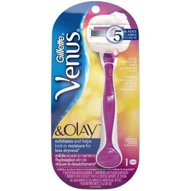 Gillette 81538779 Venus & Olay with Sugarberry Scent 5-bladed Razor