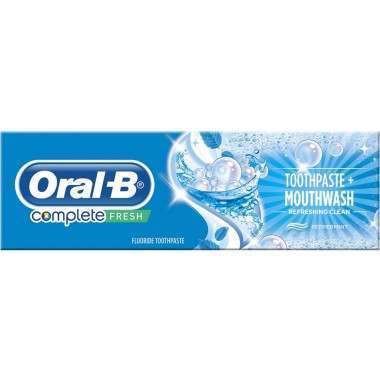 Oral-B 81586978 Complete Fresh Peppermint Mouthwash + Toothpaste