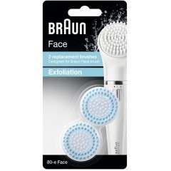 Braun 80-e Face Exfoliation 2 Pack of Brush