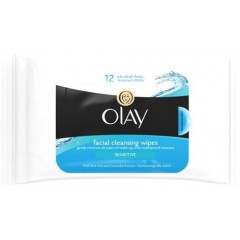 Olay 81507949 Facial Sensitive (12 Wipes) Cleansing Wipes