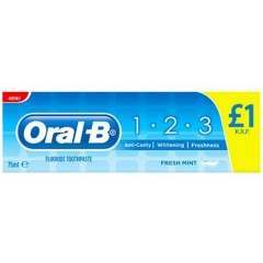 Oral-B 81671984 1.2.3 75ml Toothpaste