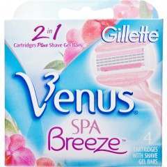 Gillette 75055926 Venus Spa Breeze 4-pack Blade
