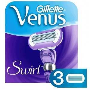 Gillette 81682803 Venus Swirl 3 Pack Razor Blades