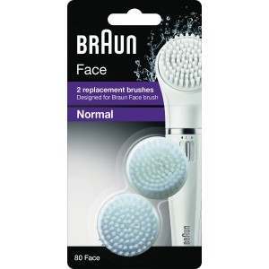 Braun 80 Face Normal 2 Pack of Brush
